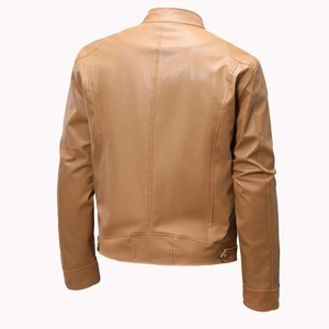 Chaqueta de Motociclista de Cuero Genuino para Hombre, Otoño Invierno, Cuello Camisero, Estilo Urbano, Impermeable, Cortavientos y Transpirable - Product Image 4
