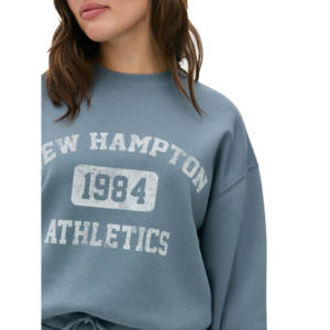 Sudadera de cuello redondo con forro polar para mujer de marca personalizada, estilo informal de invierno/otoño bordado, diseños impresos personalizables - Product Image 4