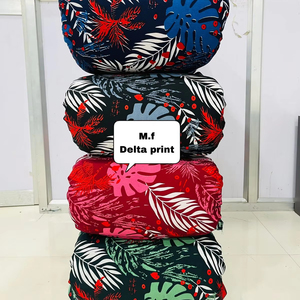 100% rayonne Viscose Spandex impression numérique Challis tissu tricoté pour les filles robe pour costume chemise vêtements de mariage - Product Image 1