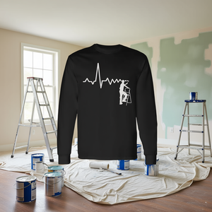 Camiseta de Manga Larga Heartbeat para Pintores y Decoradores, para Uso Promocional - Product Image 3