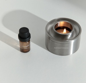 Antique <b>Silver</b> Brass Oil <b>Burner</b> Round Aroma Lumiere Essential Oil <b>Burner</b> Use for Home Spa Meditation Oil <b>Burner</b> - Product Image 1