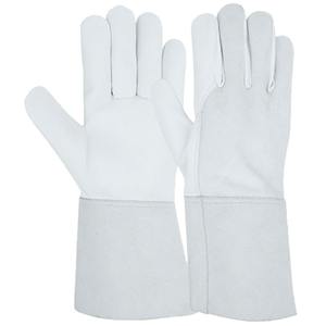 Vente chaude Gants de soudage en cuir de buffle de haute qualité Fabriqués sur mesure Sécurité Imperméable Antidérapant Logo privé Vente en gros Pas cher - Product Image 1
