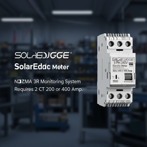 ระบบตรวจสอบมิเตอร์ไฟฟ้า SolarEdge 1PH 240V NEMA 3R ต้องใช้ CT 2 ตัว (200 หรือ 400 แอมป์) - Product Image 3