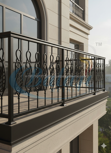 Balaji Metals, faible MOQ, vente en gros, garde-corps de balcon moderne sans cadre, panneau de pilier en fer, finition galvanisée antirouille, garantie 5 ans - Product Image 4