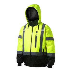 ชุดทำงานสะท้อนแสงสำหรับงานก่อสร้าง เสื้อผ้าเซฟตี้กันน้ำ กันลม สีสันสดใส แจ็คเก็ตสะท้อนแสงสูง - Product Image 1