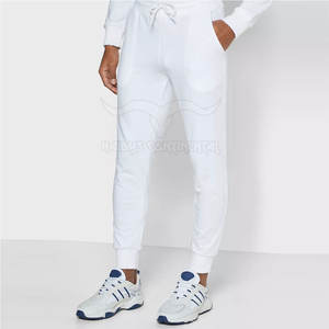 Vente en gros Sweat-shirt à fermeture éclair Sweat-shirt blanc 2 pièces Sports Gym Jogging pour hommes Survêtements à fermeture éclair - Product Image 5