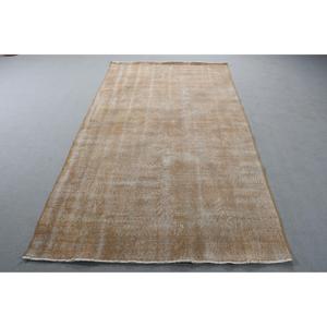 4,7x8,3 ft Rug, Area Turkish Rug, <b>Brown</b> Ombr Rug - Product Image 1