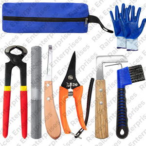 Ensemble d'outils de maréchal-ferrant sur mesure de haute qualité Instruments vétérinaires Kit d'outils de sabot réutilisables à faible quantité minimale de commande - Product Image 2