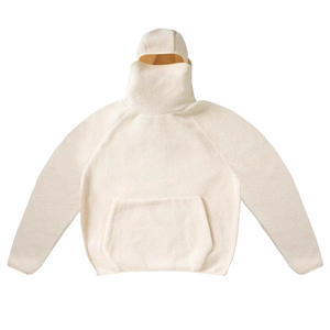Sweat à capuche unisexe surdimensionné de haute qualité OEM, veste à capuche en polaire personnalisée, sweat à capuche double pour homme, cagoule - Product Image 4
