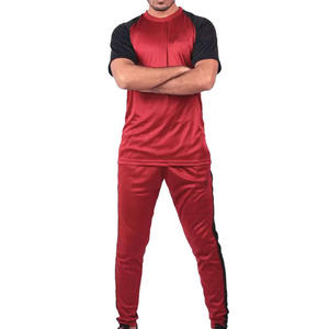 ชุดวอร์มสำหรับผู้ชายชุดออกกำลังกายและวิ่งจ๊อกกิ้งชุดวอร์มสำหรับผู้ชายดีไซน์ใหม่กำหนดโลโก้ได้เองแบบแห้งเร็ว - Product Image 2