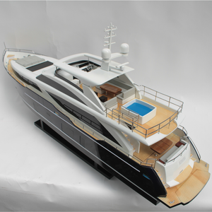 โมเดลเรือสปีดโบ๊ท30ม. สำหรับตกแต่งบ้านผลิตในเวียดนามโมเดลเรือเร็ว30ม. (สีน้ำเงิน/ดำ) - Product Image 2