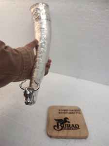 100% corne de viking de qualité supérieure chandi en argent pur - Product Image 2