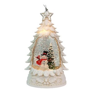 เครื่องประดับต้นน้ำพลาสติกสีแดงทองตกแต่งบ้านสำหรับเทศกาลคริสต์มาสปีใหม่ - Product Image 3