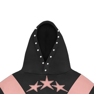 Sweat à capuche zippé vintage délavé et vieilli personnalisé 2026 pour homme – Sweat à capuche oversize délavé à l'acide avec logo personnalisé pour homme - Product Image 3