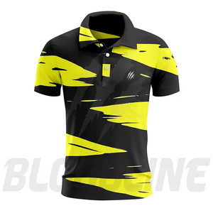 Camisa de Manga Corta para Hombre Bloodline, Color Rojo y Negro Sólido, Corte Regular Formal, Transpirable, de Algodón Tejido de 220g, con Logotipo Frontal - Product Image 1
