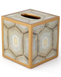 Decorative <b>Mother</b> of Pearl Inlay Square Tissue <b>Box</b> Decorative Napkin Dispenser Organizer for Home and Office Bathroom Decor - Product Image 3