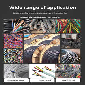 Ventes directes usine : Machine automatique de dénudage de fils, pour câbles en cuivre de récupération, machine électrique domestique de dénudage de petits fils - Product Image 5