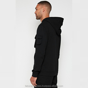 Sudadera con Capucha para Hombre, de Alta Calidad, Gruesa, de Algodón y Poliéster, con Bolsillos Delanteros Elegantes, Estampado Personalizado, Corte Regular, para Otoño - Product Image 6