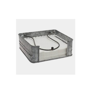 Porte-serviettes décoratif fait à la main logo personnalisé impression unique élégant métal argent fini porte-serviettes - Product Image 4