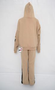 Fabricantes de ropa Streetwear Heavyweight Oversized Screen Print Sudadera con capucha y pantalón personalizado Jogger Set para Unisex - Product Image 3