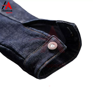Nouvel arrivage de vestes pour hommes de grande taille tenue décontracté Offre Spéciale col rabattu en jean veste en jean pour hommes - Product Image 4