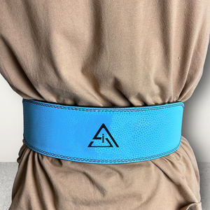 Cinturón de Levantamiento de Pesas de Cuero Personalizado al por Mayor, Cinturón de Potencia de Alta Resistencia con Hebilla de Pasador, Soporte para Entrenamiento en Gimnasio - Product Image 4