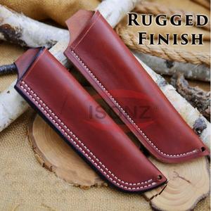 Fundas personalizadas de cuero tostado para cuchillos de chef - Product Image 1