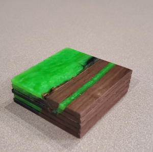 Posavasos de resina epoxi, posavasos de barra personalizados de estilo moderno, posavasos creativo de resina para taza de café - Product Image 6