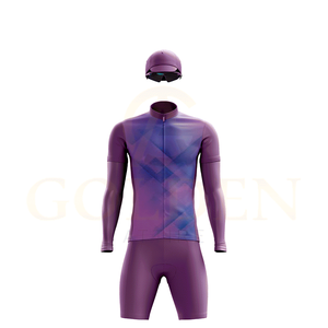 Tenue de cyclisme pour hommes avec design respirant, shorts et manches longues pour l'été - Prix de gros - Product Image 6