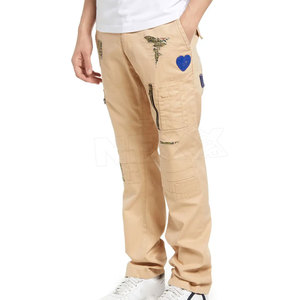 กางเกงคาร์โก้ผู้ชายคุณภาพสูงสั่งตัดพิเศษ เอวกลาง ผ้าฝ้าย 100% เป็นมิตรกับสิ่งแวดล้อม ระบายอากาศได้ดี - Product Image 5