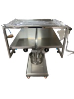 Table d'opération vétérinaire électrique en forme de V, en acier inoxydable 304, lit de chirurgie pour animaux pour hôpital vétérinaire ACS03, température constante