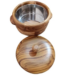 Classic Wooden Hot Pot Roti Puri Casserole Box Eco-Friendly Customizable Design - Product Image 1