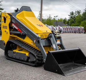 New Wacker Neuson SM100 Mini Skid Steer Loader Diesel <b>Stand</b>-On Compact Loader with Bucket - Product Image 6