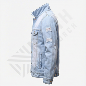 Chaqueta Vaquera Personalizada de Alta Gama para Hombre y Mujer, Cuello Alto, Reversible, Moda de Invierno, Ropa de Calle, Estilo Vintage - Product Image 3