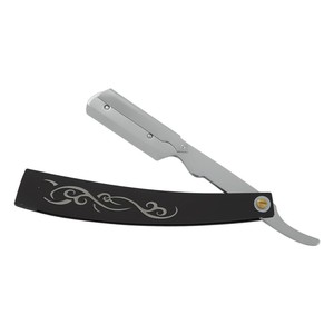 Maquinilla de afeitar de una hoja para hombres y mujeres, cuchillo de afeitar Manual de acero inoxidable para barbería, maquinilla de afeitar de corte OEM con galvanoplastia - Product Image 3