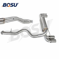 Tuyau de silencieux arrière SS304 Performance pour BMW 135i E82 3.0T 2009-2012 Kit de tuning racing