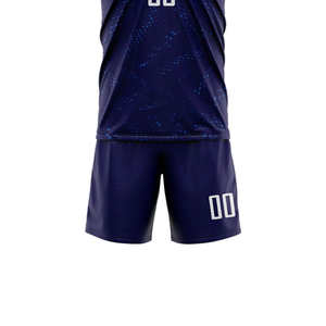 Conjunto de Camiseta y Pantalones Cortos de Fútbol con Cuello Redondo y Mangas Cortas para Entrenamiento Deportivo, Alta Calidad, 100% Poliéster, Transpirable, Secado Rápido, Personalizable - Product Image 5