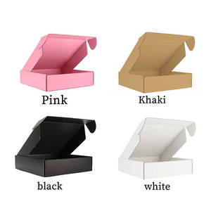 Carton de couleur petits cadeaux boîte d'emballage support de Carton Kraft vierge tailles personnalisées et motifs de Logo imprimés - Product Image 3