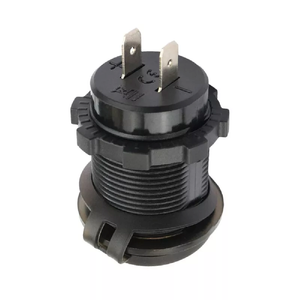 Accessoires pour batteries - Voltmètre avec port USB 4.2A pour systèmes 12V/24V LED bleu - Product Image 5