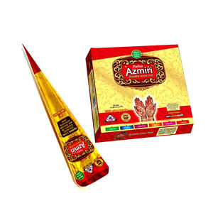 Pasta de Henna de Diseño Personalizado en Venta Directa de Fábrica, Cono de Henna al por Mayor, Pasta de Color Sintético Parisa Azmiri, Mehndi con Certificación ISO para Tatuajes - Product Image 4