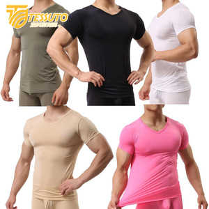Men's Lightweight Summer <b>Compression</b> T-Shirt-Gym Running Yoga & Fitness Active Wear with Quick Dry & Breathable Features - Product Image 4