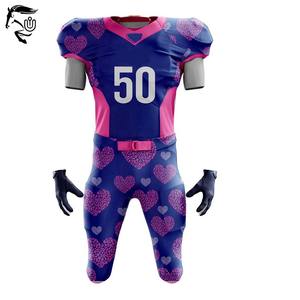 2025 OEM/ODM Camisetas y pantalones de fútbol americano personalizados | Conjuntos de uniformes de poliéster sublimado de alta calidad unisex" - Product Image 2