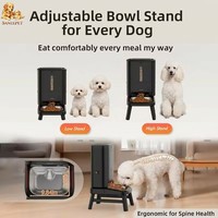 Distributeur automatique de nourriture pour animaux de compagnie 15L avec caméra HD 1080P, minuterie, WiFi, application Tuya pour grands chiens et chats