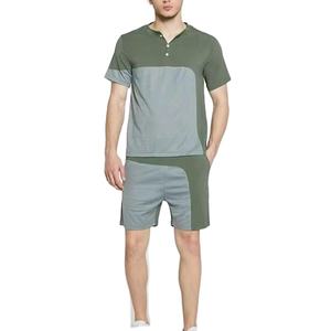 Men's Casual Summer <b>Short</b> <b>Sleeve</b> <b>Sweatshirt</b> and <b>Shorts</b> Set Customized Breathable Knitted Print T-Shirt Collection 2026 - Product Image 2