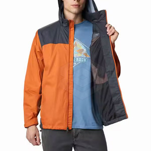 Chaqueta deportiva de rendimiento con cuello levantado y logotipo personalizado para hombre, pedido a granel de invierno, fabricante OEM - Product Image 3