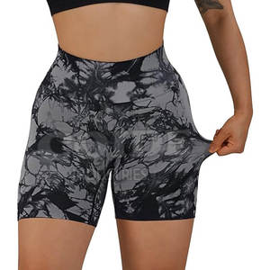 Pantalones cortos de botín para mujer con logotipo personalizado, ropa informal para gimnasio, yoga, y ODM OEM, pantalones cortos de botín para mujer, personalizados - Product Image 5