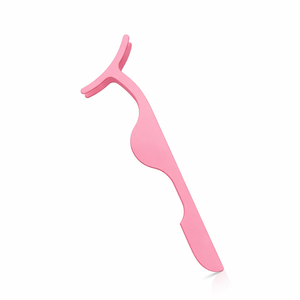 Pince applicatrice de cils rose premium, outil d'aide pour extensions de cils, prise en main facile, outil de maquillage OEM - Product Image 6