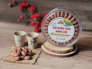 Noix de cajou grillées biologiques de qualité supérieure W180 500g Boîte cadeau ronde Vente en gros Marque d'usine vietnamienne Dong Phu - Product Image 6