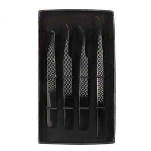 Pinzas para Pestañas de Acero Inoxidable con Punta Suave Antimagnética, Mango Cómodo y Logotipo Personalizado Profesional a Precio de Fábrica, 10MM - Product Image 1