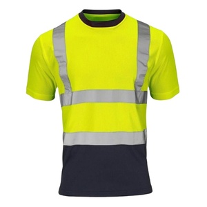 Custom Hi Vis T Shirts with Your Logo High Visibility Reflective Safety Shirts Water-Proof Made From Cotton and Polyester - Product Image 1